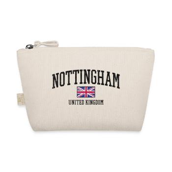 Nottingham England - UK - British flag - Organic Pouch - nature - Front