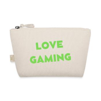 LIEBE GAMING - Bio-Täschchen - Natur - Vorne