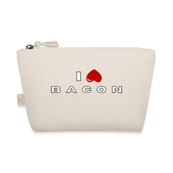 I hate Bacon - Organic Pouch - nature - Front