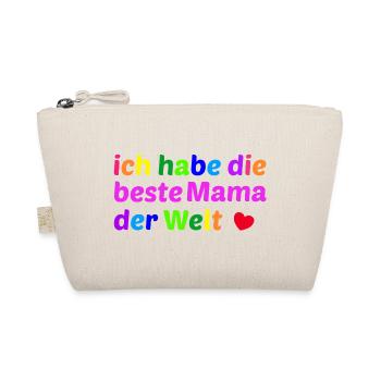 Ich habe die beste Mama der Welt - Bio-Täschchen - Natur - Vorne