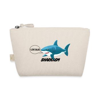 Drôle de requin, j’adore la salade, blague végétalienne - Trousse biologique - nature - Devant