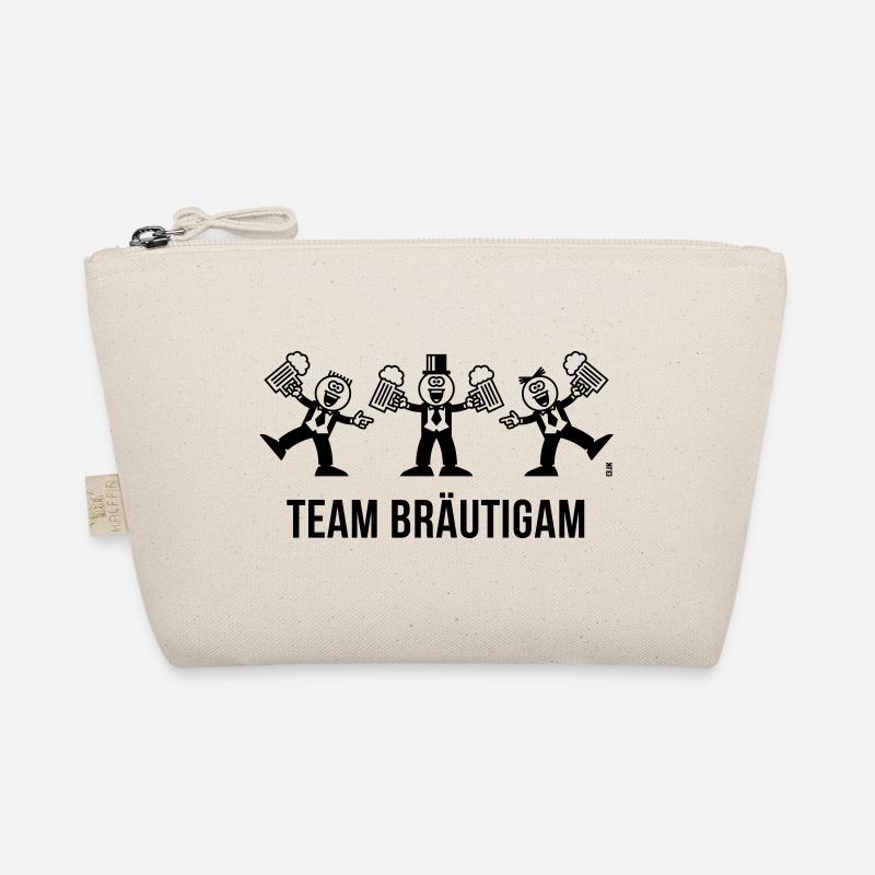 Team Bräutigam (JGA / Karikatur / Tanz / 1C) Bio-Täschchen