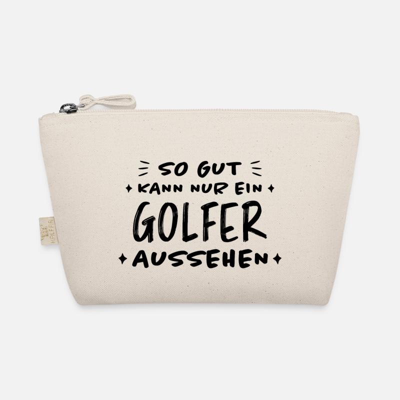 Golfer Hobby Golf Lustiger Spruch Golfer Geschenk - Bio-Täschchen - Natur