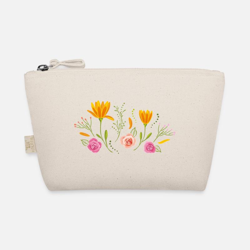 Blooming flowers - Organic Pouch - nature