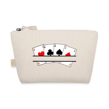 Four aces text banner - Organic Pouch - nature - Front