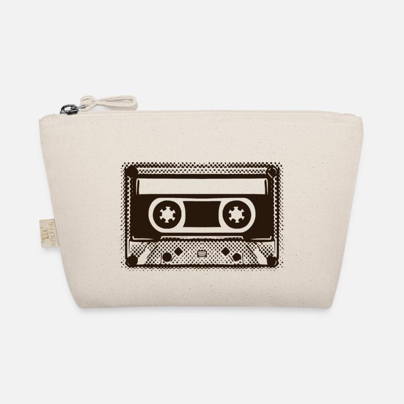 Retro cassette mixtape for labeling Organic Pouch