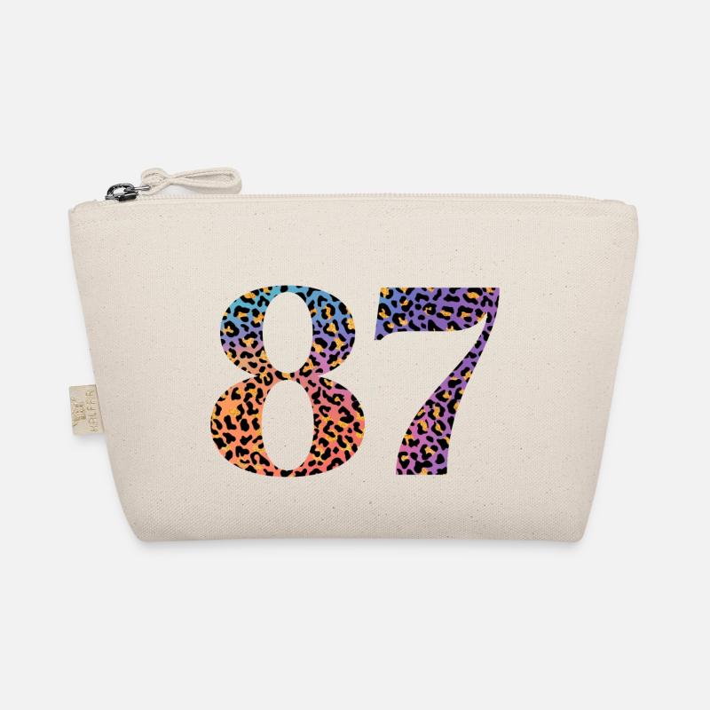 87. Geburtstag Leopard Bio-Täschchen