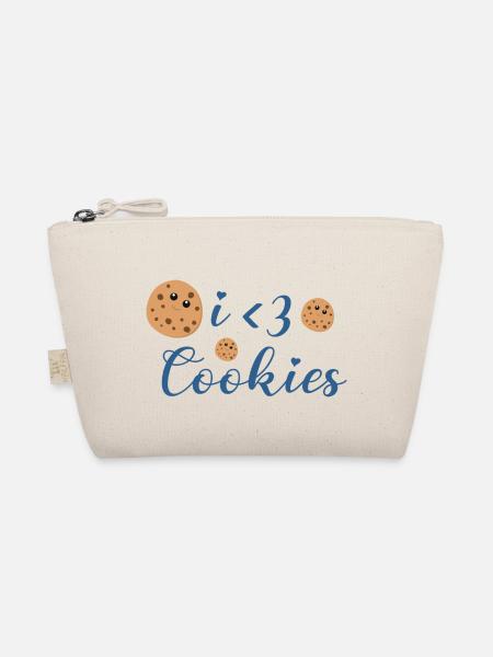 i love cookies - Bio-Täschchen - Natur