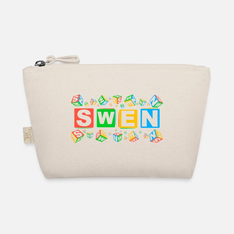 SWEN colourful cubes - Bio-Täschchen - Natur