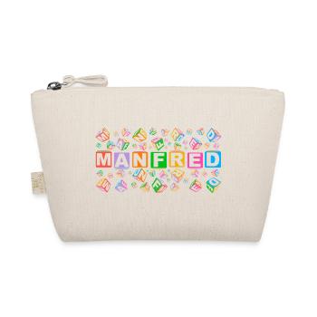 MANFRED colourful cubes - Bio-Täschchen - Natur - Vorne