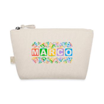 MARCO colourful cubes - Bio-Täschchen - Natur - Vorne