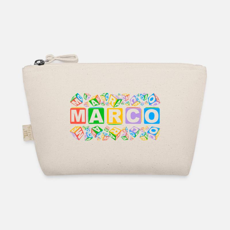 MARCO colourful cubes - Bio-Täschchen - Natur
