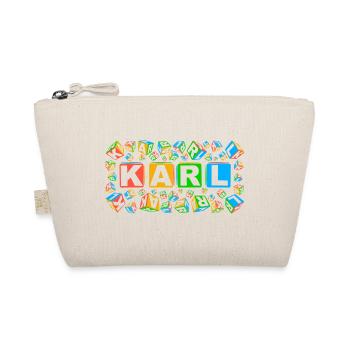 KARL colourful cubes - Bio-Täschchen - Natur - Vorne
