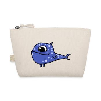 blue fish - Organic Pouch - nature - Front