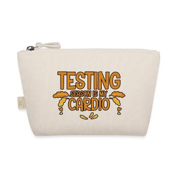 Testing Season Is My Cardio 2 - Bio-Täschchen - Natur - Vorne