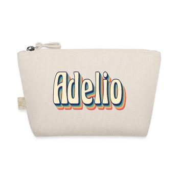 Adelio T-Shirt T-Shirt Retro Vintage Geschenkidee - Bio-Täschchen - Natur - Vorne