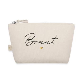 JGA Braut Handlettering minimalistisch - Bio-Täschchen - Natur - Vorne