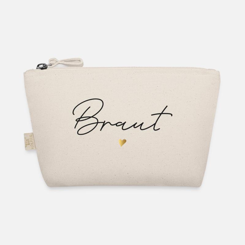JGA Braut Handlettering minimalistisch Bio-Täschchen