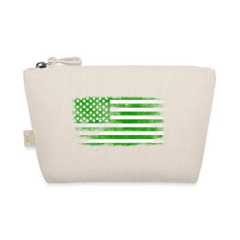 Drapeau de la Saint-Patrick irlandais américain lavé - Trousse biologique - nature - Devant