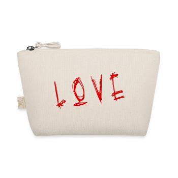 VALENTINSTAG. Junggesellinnenabschied. ICH LIEBE DICH. ICH LIEBE DICH. LIEBE - Bio-Täschchen - Natur - Vorne