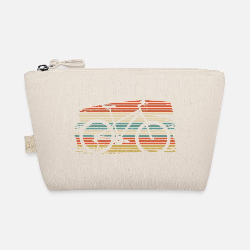 Vélo rétro Sunset Stripes Trousse biologique