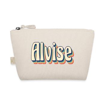 Alvise Retro T-Shirt Vintage T-Shirt Geschenkidee - Bio-Täschchen - Natur - Vorne