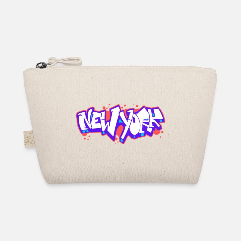 New York Horizontal Graffiti 1 - Organic Pouch - nature
