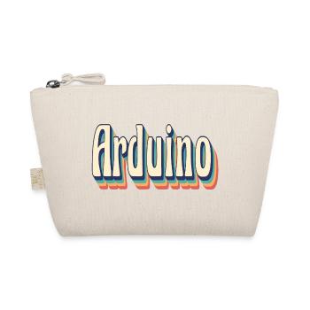 Arduino T-Shirt Retro Vintage T-Shirt - Bio-Täschchen - Natur - Vorne
