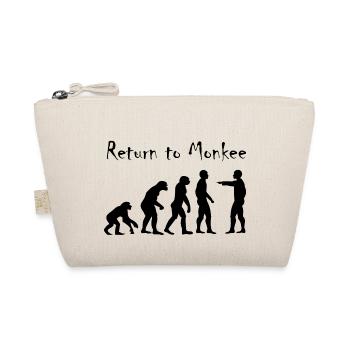 Return to Monkey Evolution Design - Organic Pouch - nature - Front
