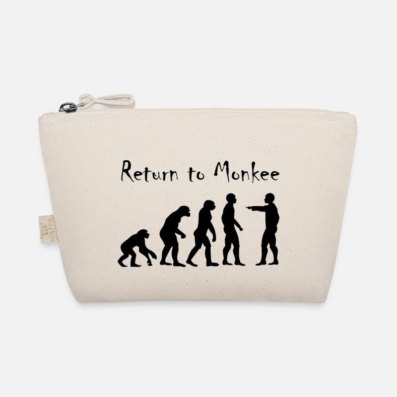 Return to Monkey Evolution Design Organic Pouch