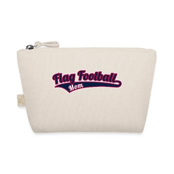 Flag Football Mom Mama Mutter - Bio-Täschchen - Natur - Vorne