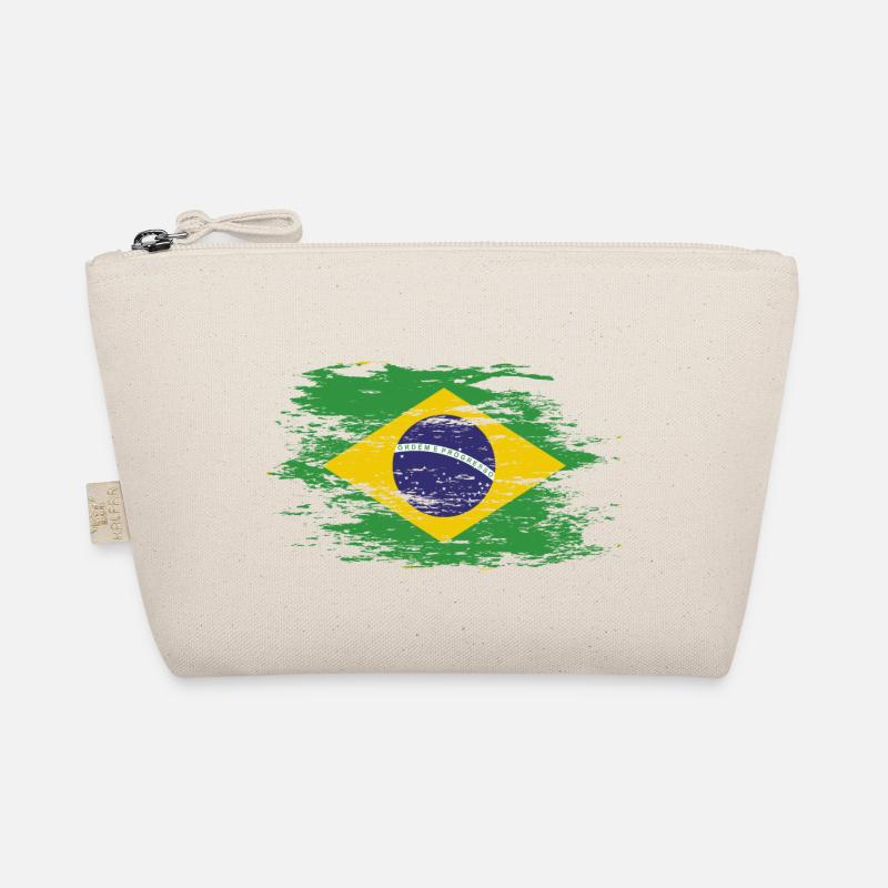 Brasilien Flagge used Bio-Täschchen