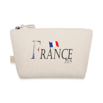 Flag France an elegant patriotic appearance - Organic Pouch - nature - Front