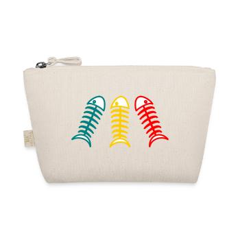 SARDINE. FISH. APRIL FOOLS. EASTER. SEA - Organic Pouch - nature - Front