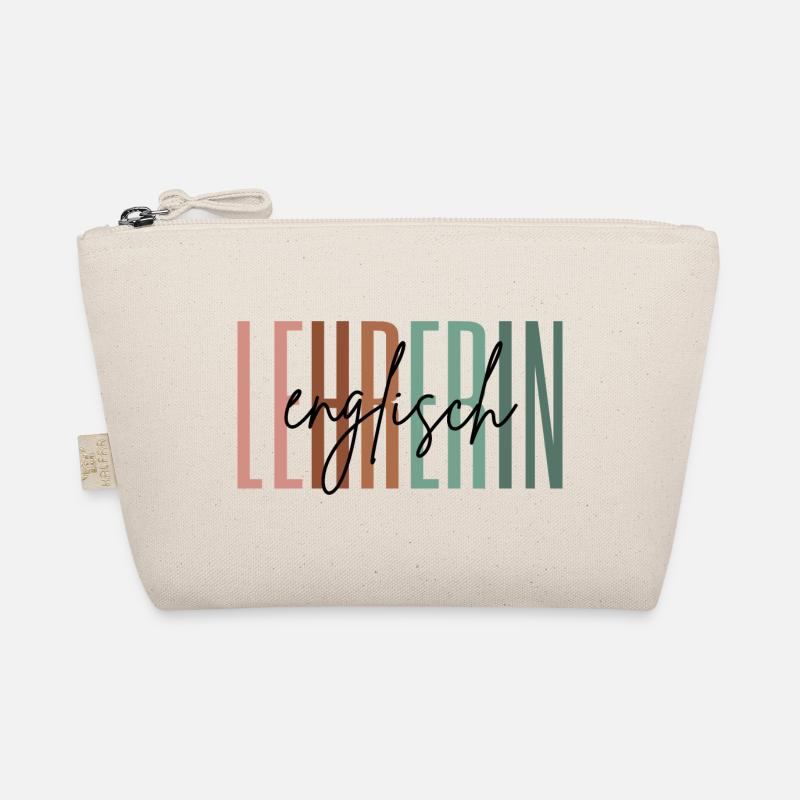 Lehrerin Englisch Englischlehrerin Schule Geschenk Bio-Täschchen