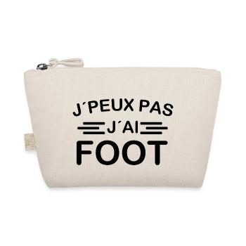 je peux pas j, ai foot cadeau humour france euro - Trousse biologique - nature - Devant