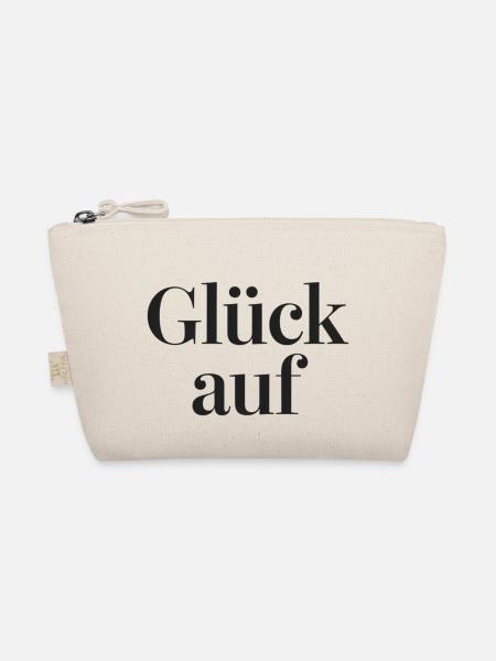 Glück Auf Erzgebirge - Schlägel und Eisen - Bio-Täschchen - Natur