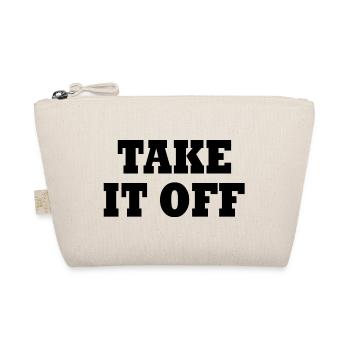 Take it off - Bio-Täschchen - Natur - Vorne