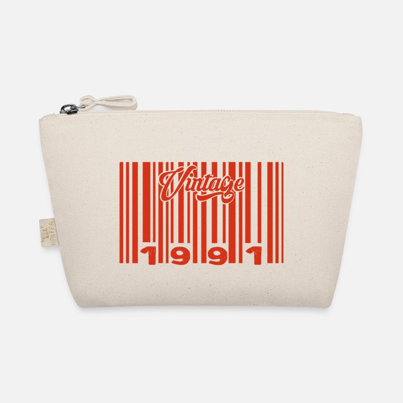 vintage 1991 né en 1991 34 ans bar code anniversai Trousse biologique