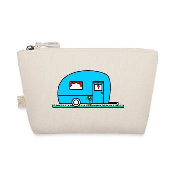CAMPING. CAMP. I CAN'T. HUMOR. HOLIDAY - Organic Pouch - nature - Front