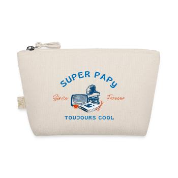Super Opa immer cool - Opa Geschenkidee - Bio-Täschchen - Natur - Vorne