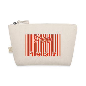 Vintage 1937 Born In 1937 88 Years Bar Code Anniversai - Organic Pouch - nature - Front