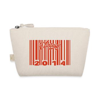 vintage 2014 né en 2014 11 ans bar code anniversai - Trousse biologique - nature - Devant