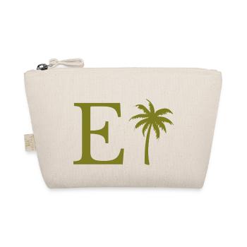 Lettre e vert Palm - Trousse biologique - nature - Devant