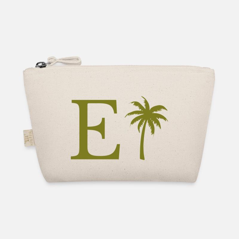 Lettre e vert Palm Trousse biologique