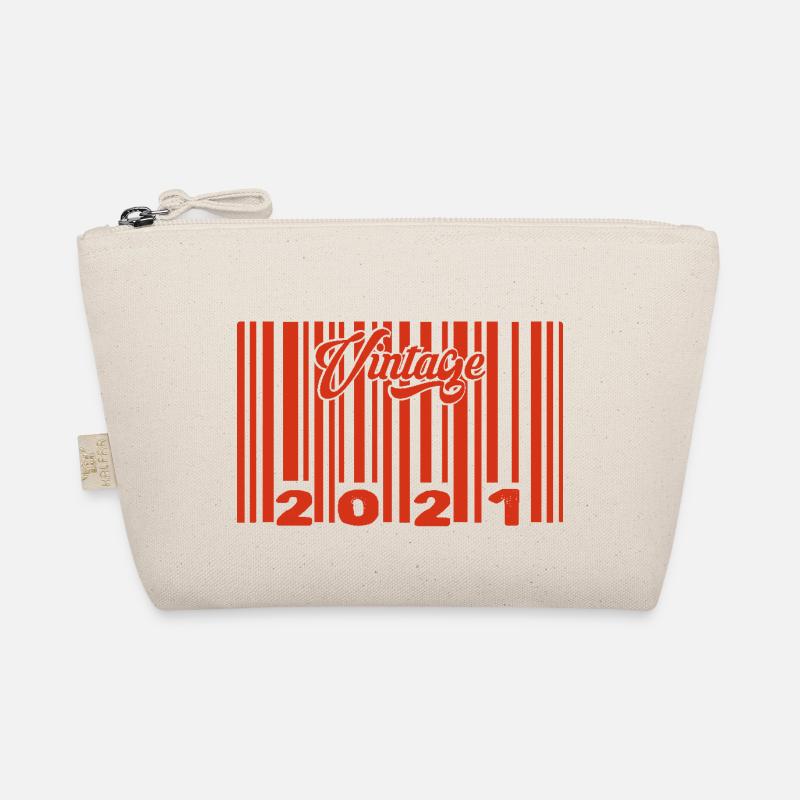 vintage 2021 né en 2021 4 ans bar code anniversair Trousse biologique