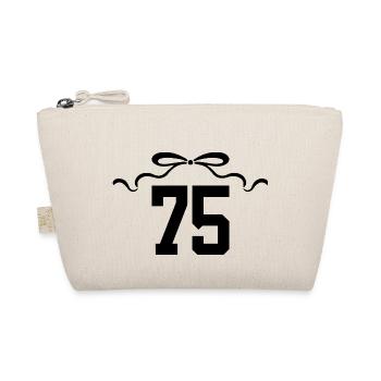 Numéro 75 noeud - 75e anniversaire - Trousse biologique - nature - Devant