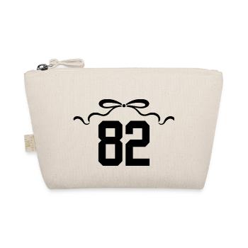 Number 82 Knot - 82nd Anniversary - Organic Pouch - nature - Front