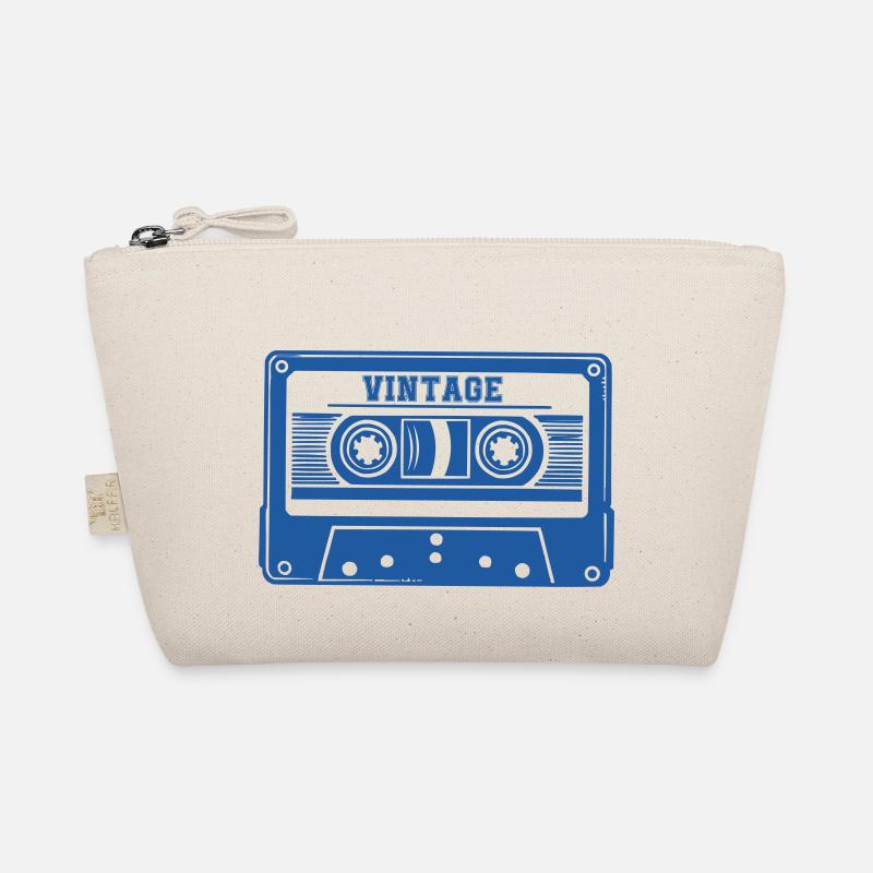 Audio cassette vintage Organic Pouch
