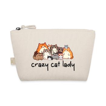 crazycatlady - Bio-Täschchen - Natur - Vorne